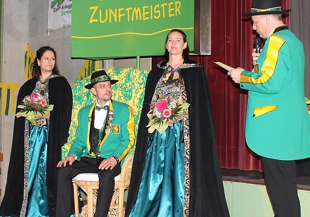 Inthronisation: «Roggi de Wildi» wurde zum 54. Zunftmeister gewählt. Foto: ASt