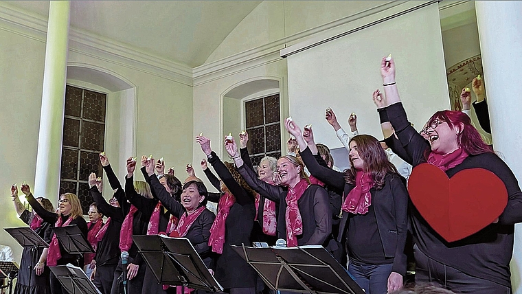 Der Gospelchor begeisterte die Zuhörerinnen und Zuhörer.Foto: zvg