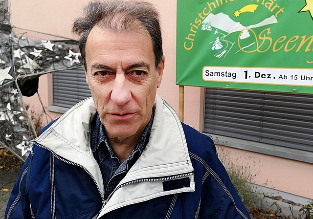 <em>«Wir wollen und können nicht grösser werden»:</em> Dieter Gugelmann präsidiert das Organisationskomitee des Christchindli-Märts Seengen. Foto: Fritz Thut