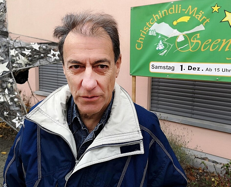 <em>«Wir wollen und können nicht grösser werden»:</em> Dieter Gugelmann präsidiert das Organisationskomitee des Christchindli-Märts Seengen. Foto: Fritz Thut