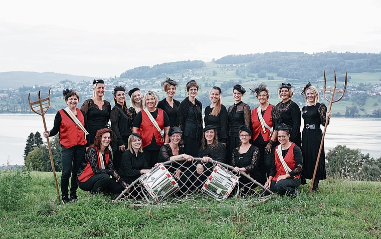 Vorstände und Tambourinnen sind schon in den Startlöchern.Foto: zvg