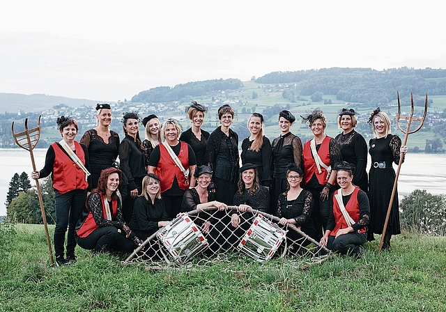 Vorstände und Tambourinnen sind schon in den Startlöchern.Foto: zvg