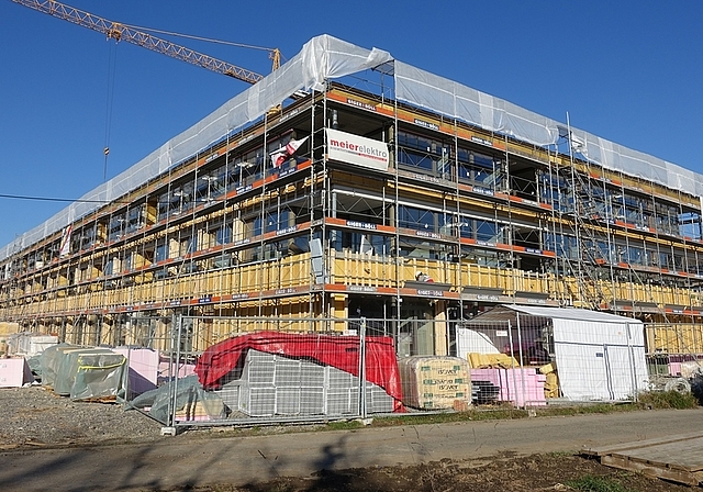 Casa Hubpünt: Der Rohbau war am Samstag offen zur Besichtigung.