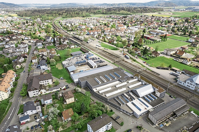 Das ehemalige Ferrum-Areal an den Bahngleisen soll sich in den kommenden Jahren zum Wohn- und Gewerbequartier entwickeln.Foto: Sandra Adrizzone