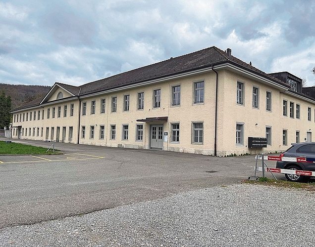 Dieser Gebäudekomplex steht unter Substanzschutz und darf nicht abgebrochen werden.Foto: Verein Industriekultur am Aabach
