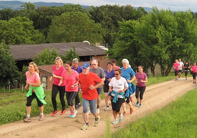 Lauftraining: Rund um Staufen gibt es zahlreiche Möglichkeiten. Foto: zvg