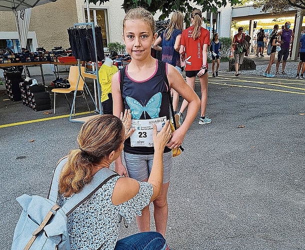 Hoffte auf eine gute Platzierung im Mittelfeld: Chiara Guyer lief dann aber als Dritte ins Ziel. Foto: Carolin Frei