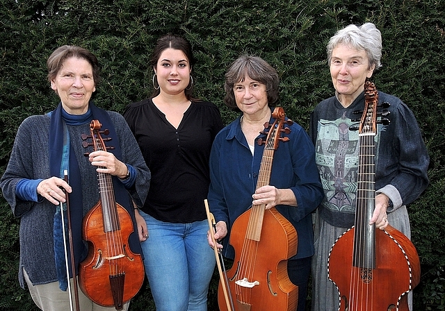 Das Gambentrio Coperario wird mit der Sopranistin Julia Siegwart den Anlass musikalisch begleiten. Foto: zvg