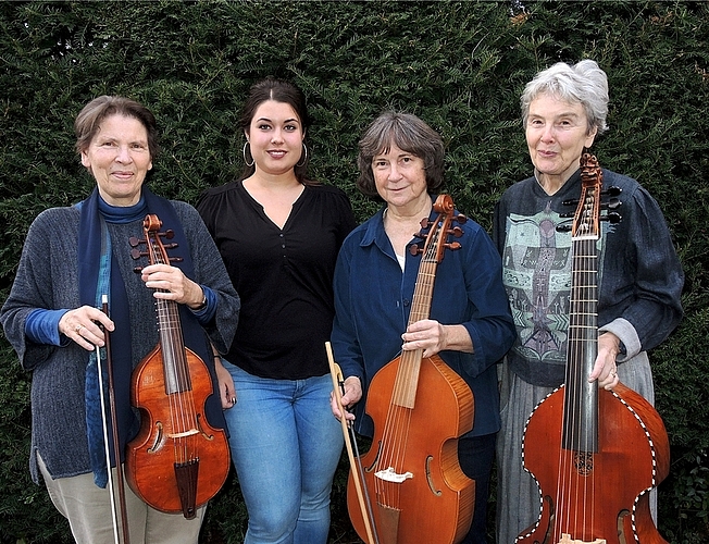 Das Gambentrio Coperario wird mit der Sopranistin Julia Siegwart den Anlass musikalisch begleiten. Foto: zvg Das Gambentrio Coperario wird mit der Sopranistin Julia Siegwart den Anlass musikalisch begleiten. Foto: zvg