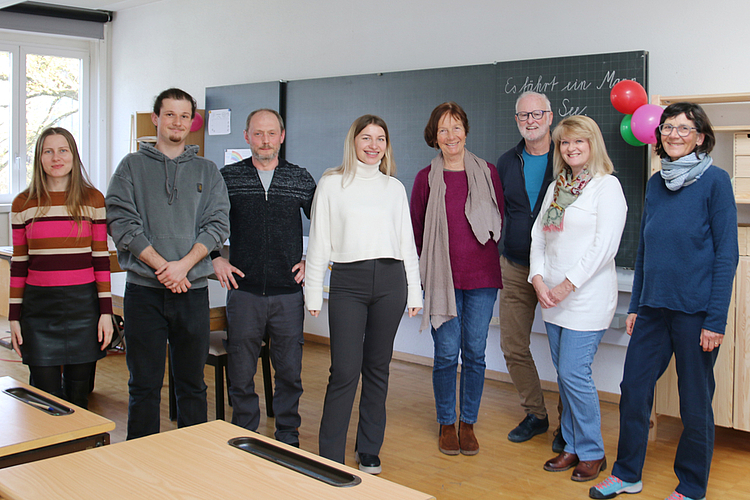 Ein eingespieltes Team: Die neuen Lehrpersonen haben schnell zueinandergefunden und harmonieren miteinander. Foto: Romi Schmid
