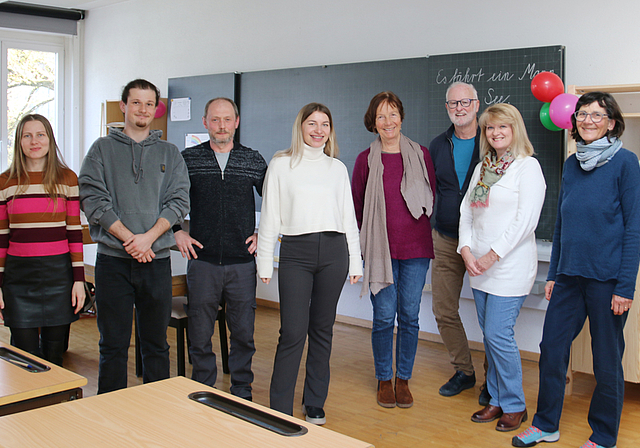 Ein eingespieltes Team: Die neuen Lehrpersonen haben schnell zueinandergefunden und harmonieren miteinander. Foto: Romi Schmid
