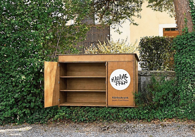 Ab Oktober: So präsentiert sich der Kühlschrank Madame Frigo.Foto: Debora Hugentobler