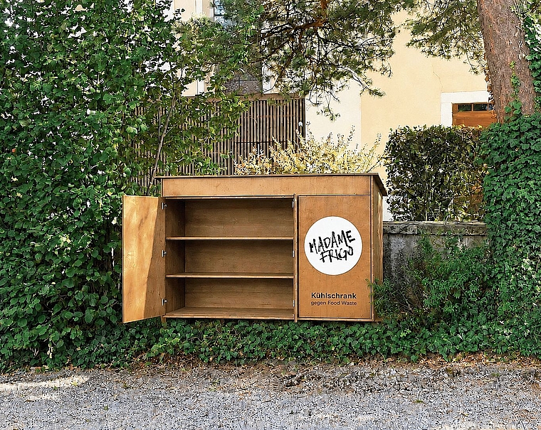 Ab Oktober: So präsentiert sich der Kühlschrank Madame Frigo.Foto: Debora Hugentobler