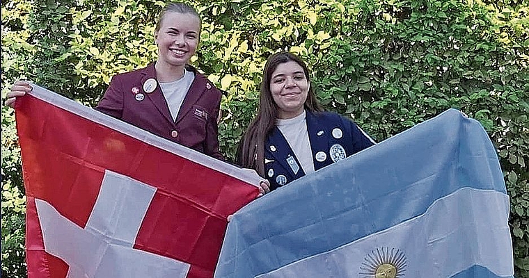Sind im Programm: Outbound Naomi Wild mit Inbound Lola aus Buenos Aires.Foto: zvg