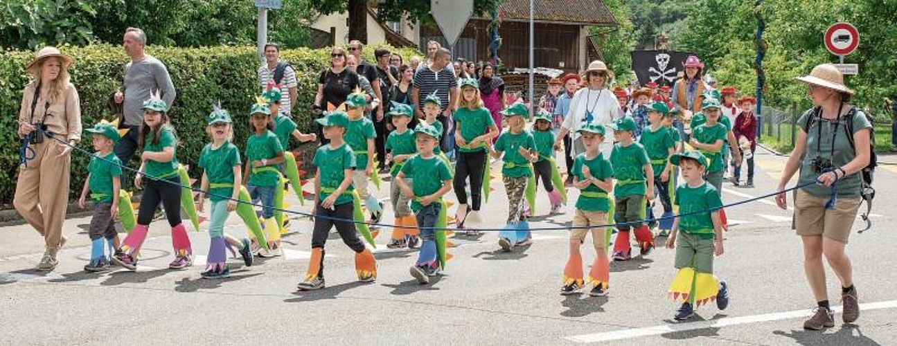 S’esch Ziit – auch für die Jüngsten: Die Kindergarten- und Unterstufenschulkinder freuen sich über ihr erstes Jugendfest.Foto: Peter Winkelmann