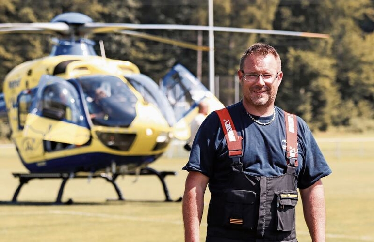 Seit 28 Jahren bei der Feuerwehr Chestenberg: Vizekommandant Roger Häusermann.Foto: Romi Schmid