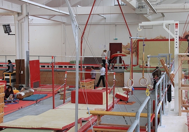 Ist auch ein grosser Spielplatz für die Kleinsten: Das Aargauer Turnzentrum in Niederlenz. Foto: zvg