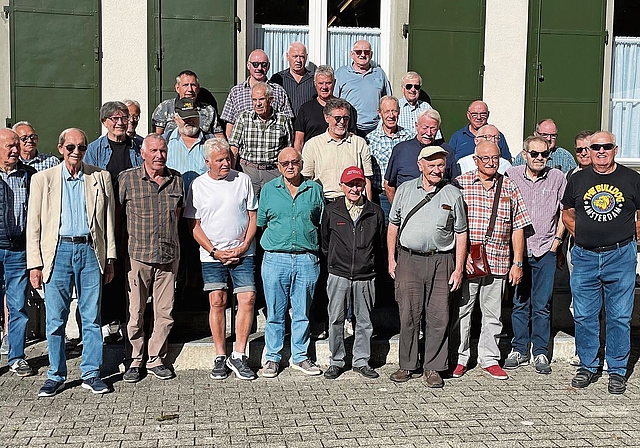 Der Seener Männerstamm unterwegs im September.Foto: zvg