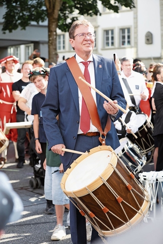 Hoher Besuch von Bundesrat Albert Rösti.