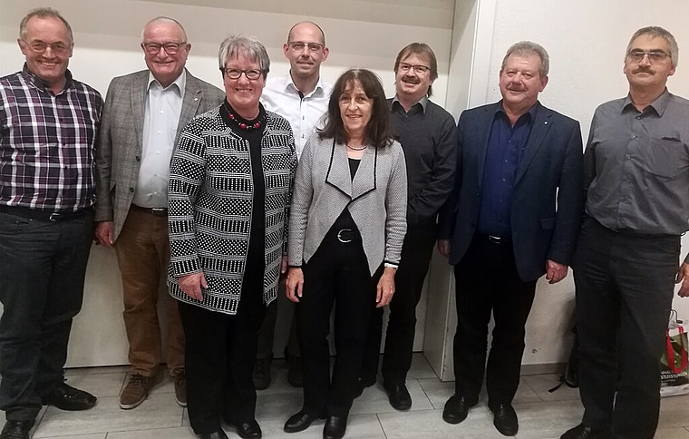 Scheiden Ende Jahr aus ihren «Lebenraum»-Ämtern: Walter Scheurer (Leutwil), Heinz Bürki (Seon), Vreni Christen (Birrwil), Daniel Lüem (Hendschiken), Silvana Richner (Hunzenschwil), Martin Bolliger (Vorsitz Kerngruppe Wirtschaft), Dölf Egli (Sch