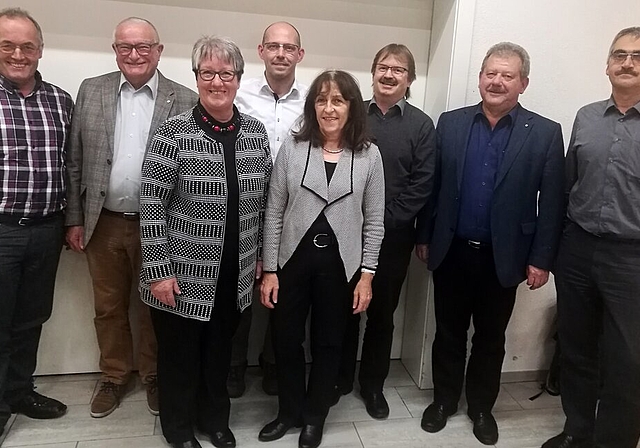 Scheiden Ende Jahr aus ihren «Lebenraum»-Ämtern: Walter Scheurer (Leutwil), Heinz Bürki (Seon), Vreni Christen (Birrwil), Daniel Lüem (Hendschiken), Silvana Richner (Hunzenschwil), Martin Bolliger (Vorsitz Kerngruppe Wirtschaft), Dölf Egli (Sch