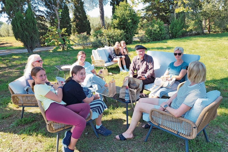 Zufriedene Gesichter in den Gemeindeferien im Herbst.Foto: zvg