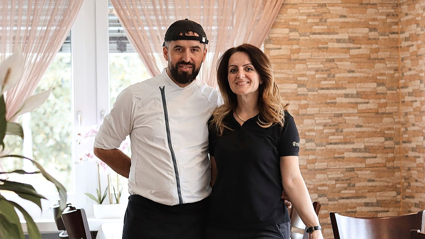 Ajet Asani und seine Frau Valbona bringen mexikanisches Flair in den Niederlenzer «Frohsinn».Foto: Romi Schmid 