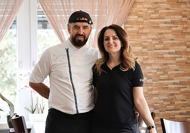 Ajet Asani und seine Frau Valbona bringen mexikanisches Flair in den Niederlenzer «Frohsinn».Foto: Romi Schmid