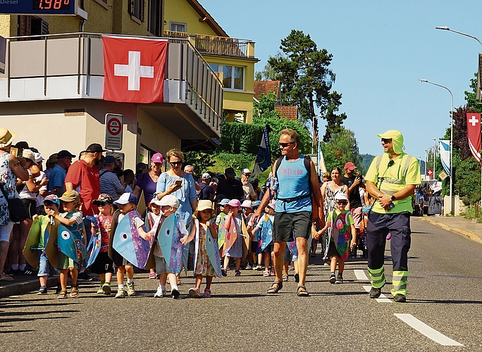 Der Umzug gehörte zu den grossen Highlights.Foto: Rinaldo Feusi