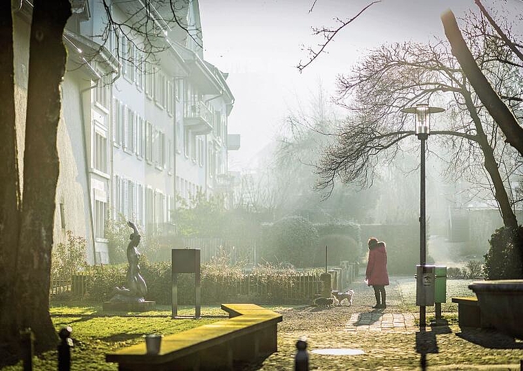 Ein möglicher Lieblingsplatz: Platz beim Spittelbrunnen in der Stadt Lenzburg. Foto:  Chris Iseli