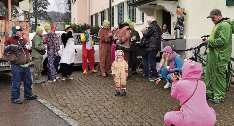 In Sarmenstorf hielten die Fasnachtsschreier Einzug.Foto: Verena Schmidtke