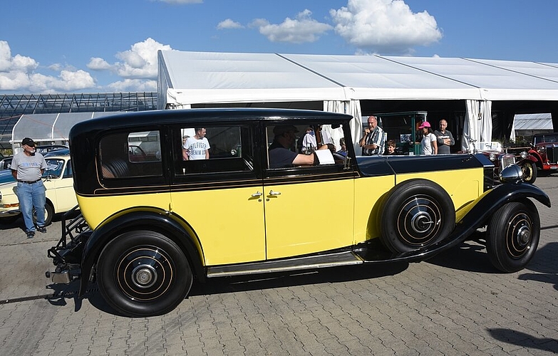 Prunkstück: Der Rolls Royce aus dem Jahre 1932. Prunkstück: Der Rolls Royce aus dem Jahre 1932.