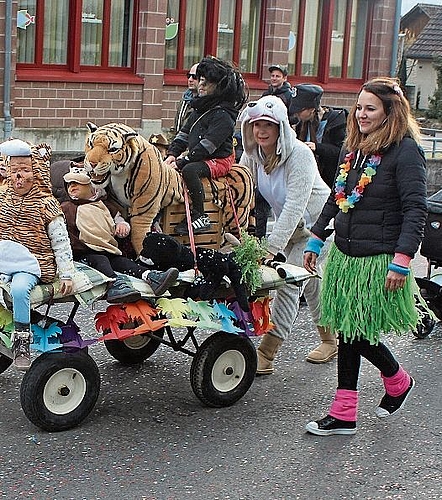 Obenauf: Ritt auf dem Tiger. Foto: Alexander Studer
