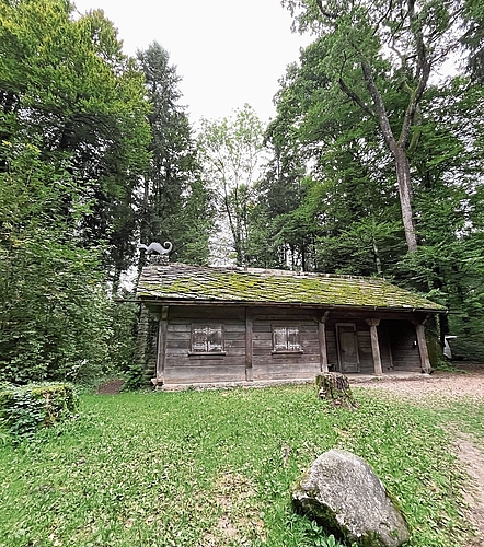 Die Waldhütte Römerstein.Foto: zvg