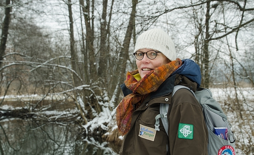 Hallwilersee: Winterrundgang mit Hallwilersee-Rangerin Silvia Rey. (PWi)
