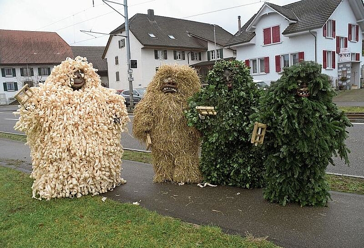 Die vier Grossen: «Hobuspöönig», «Straumaa», «Stächpaumig» und «Tannreesig». Foto: aw