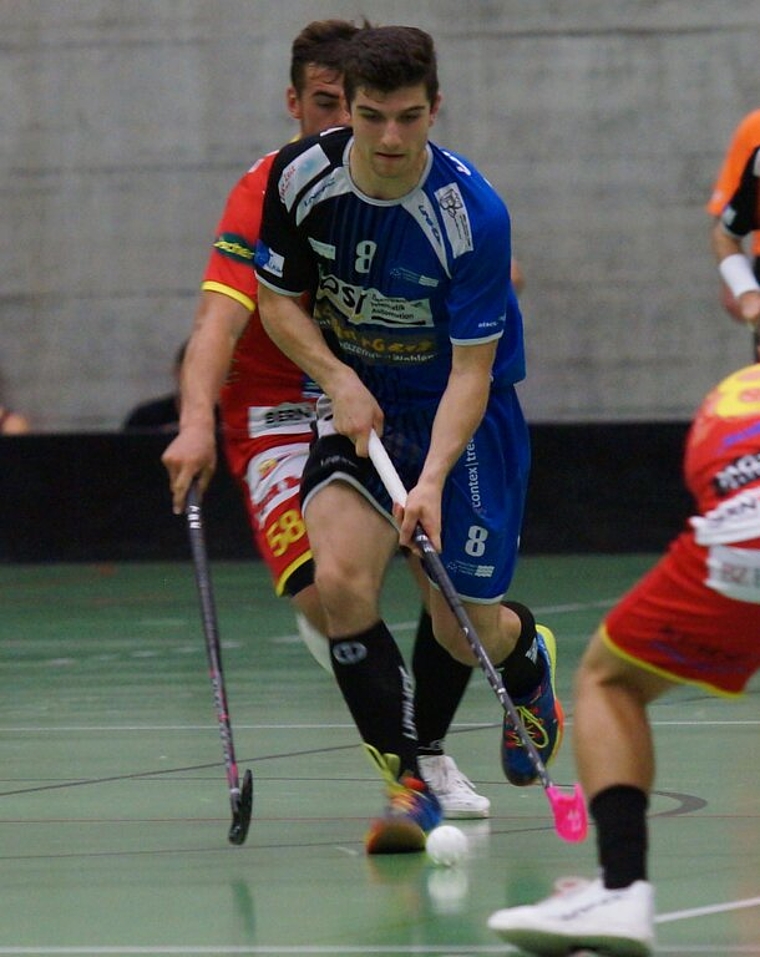 <em>Der «junge Wilde»:</em> Eigengewächs Adrian Keusch im Vorwärtsgang. Foto: Ruedi Burkart