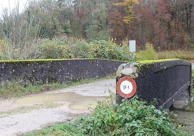 Bünzbrücke: Kann das Alter von 79 Jahren nicht vertuschen. Foto: AG