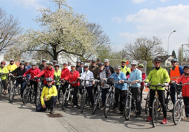 Spürbar: Die Radsportgruppe mag die elf Touren kaum erwarten. Foto: Alfred Gassmann