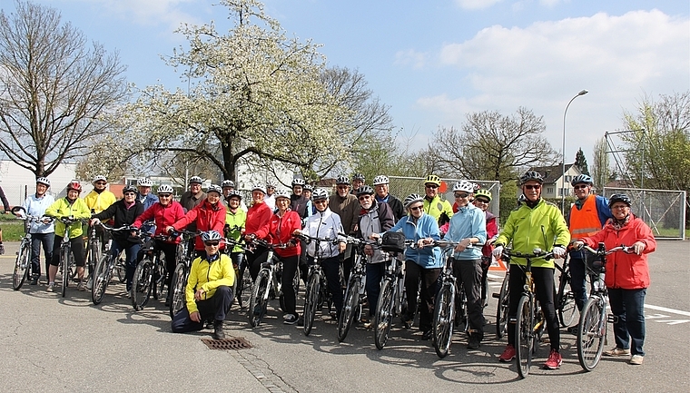 Spürbar: Die Radsportgruppe mag die elf Touren kaum erwarten. Foto: Alfred Gassmann