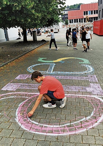 AllesAusserGewöhnlich: Erst noch nur ein Schriftzug, bald gelebtes Motto.Foto: zvg