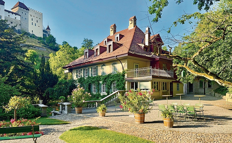In der Villa Sonnenberg hinter dem Schlosshügel wird am 5. und 6.September das Jubiläum gefeiert. Foto: zvg In der Villa Sonnenberg hinter dem Schlosshügel wird am 5. und 6.September das Jubiläum gefeiert. Foto: zvg