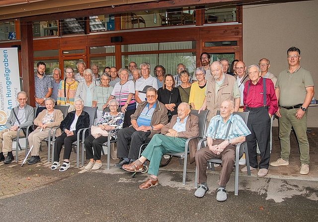 Tolle Stimmung: Die Jubilarenfeier im Alterszentrum Am Hungeligraben sorgte einmal mehr für zufriedene und dankbare Gesichter. Foto: Peter Winkelmann 