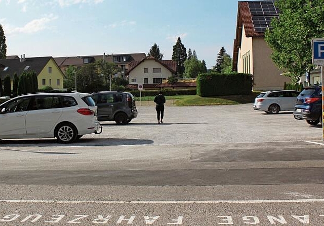 Was lange währt … Der neu gestaltete Lindenplatz in Sarmenstorf wurde eingeweiht.Foto: Alexander Studer