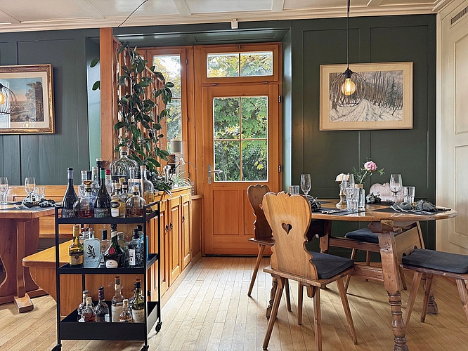 Hereinspazieren und geniessen: «Maria’s Esszimmer im Seetal».Foto: zvg