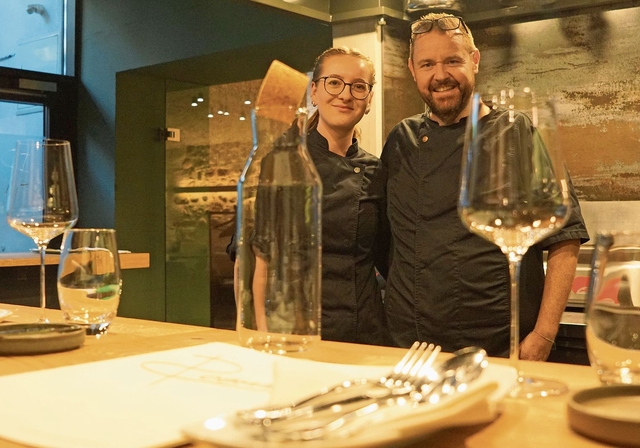 Seit einer Woche im Guide Michelin aufgeführt: Das «Rosmarin» mit Céline Huber und Philipp Audolensky.Foto: Rinaldo Feusi