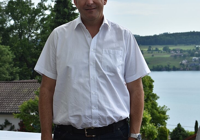 <em>Ein Haus am See war immer sein Traum:</em> Neo-Gemeinderat Stephan Läuchli. Foto: lh
