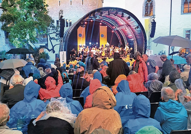 Die Lenzburgiade kommt auch in diesem Jahr zurück aufs Schloss.Foto: Fritz Thut