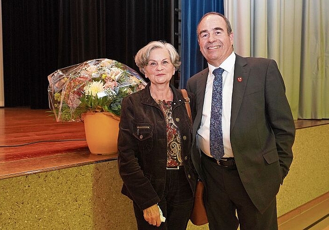 Freuen sich auf vermehrte Zweisamkeit: Ruth und Otto Moser, der scheidende Gemeindeammann von Staufen. Foto: zvg