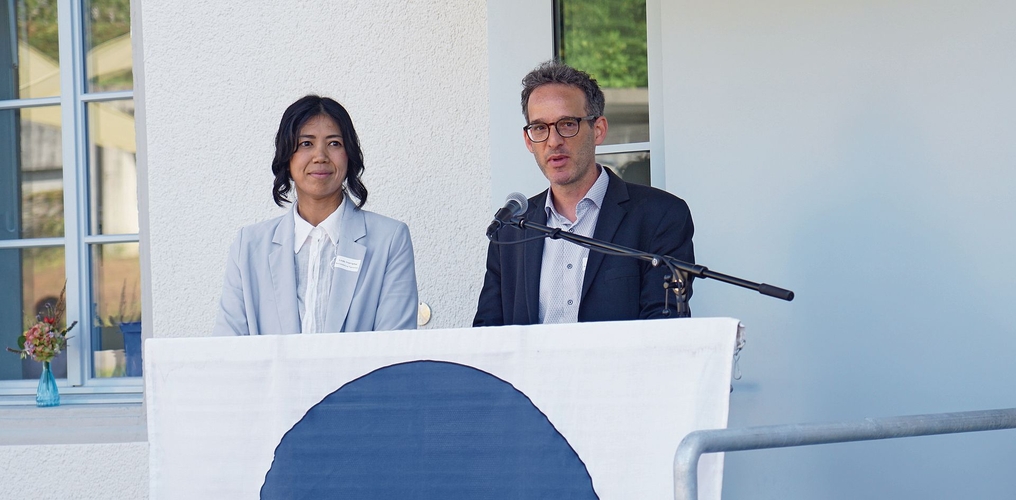 Betriebsleiterin Linda Impraphai und Projektleiter Remo Dobler.Foto: Rinaldo Feusi